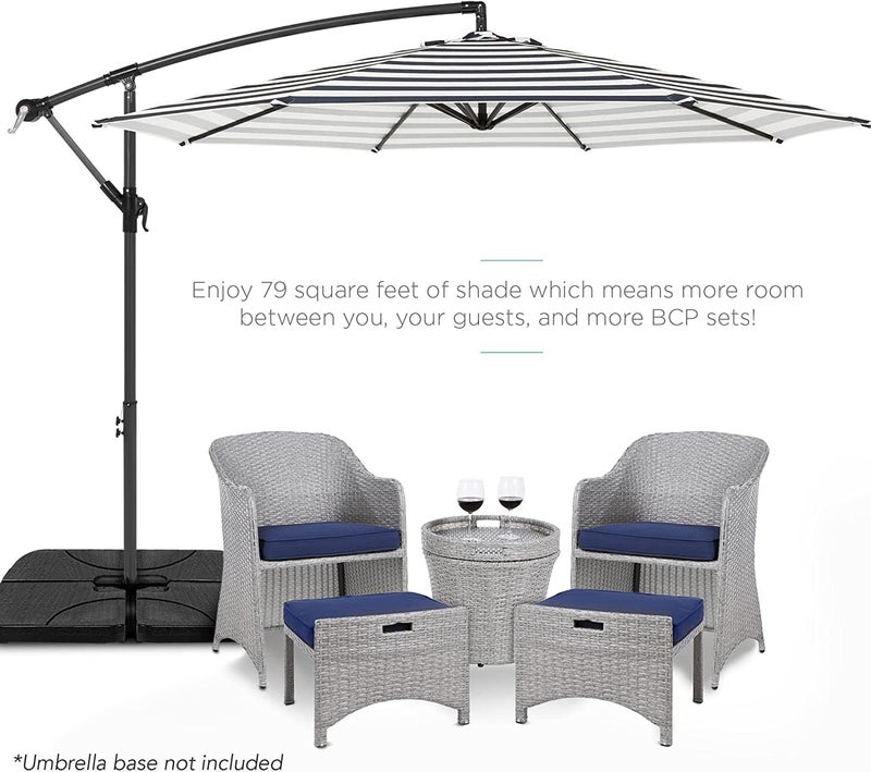 GLDDFDG Patio Umbrella Canopy, Universal Replacement Cover for 10 Feet 8- Ribs Outdoor Round Patio Market Umbrella Parasol Canopy Top Sun Shade Accessory, 300D UV Protective And Water Resistant Patio Canopy , - Image 2